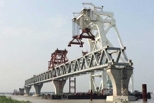 পদ্মা সেতুর ৩৬তম স্প্যান বসতে পারে আজ
