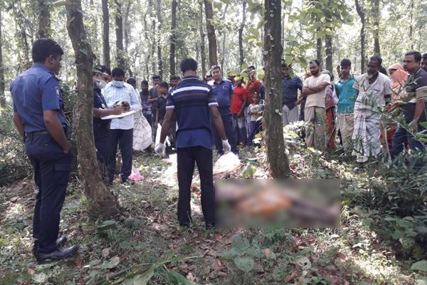 কালিয়াকৈরে বনের ভেতর থেকে যুবকের লাশ উদ্ধার