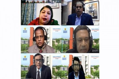 সাউথইস্ট বিশ্ববিদ্যালয়ে শিক্ষার্থীদের অনলাইনে নবীনবরণ