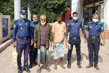 ঝিনাইগাতীতে মৃত্যুদণ্ডপ্রাপ্তসহ ২ পলাতক আসামি গ্রেফতার
