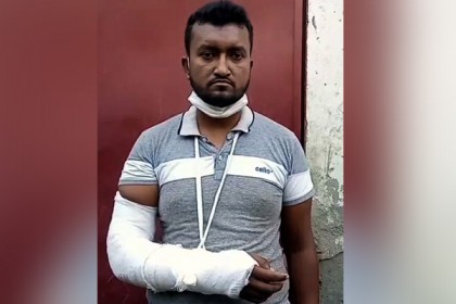 চাঁদা না দেওয়ায় ব্যবসায়ীর হাত ভাঙলো শ্রমিক লীগ নেতা