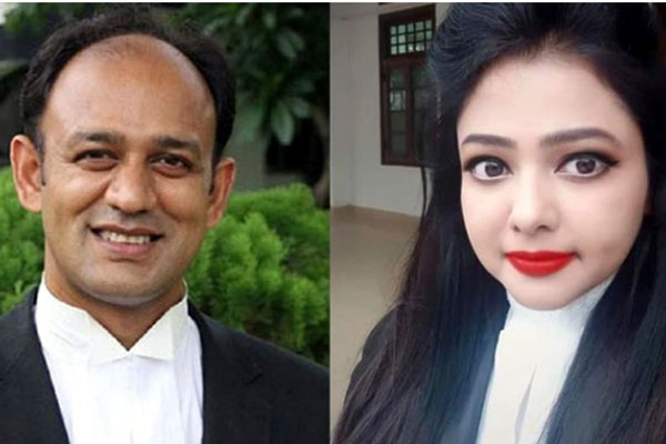 সুমন-ইশরাতকে জরিমানা: আইনজীবীদের প্রতিকী প্রতিবাদ