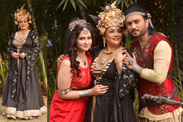 'বেদের মেয়ে জ্যোৎস্না'য় খোক্কসী রানির চরিত্রে শ্রীলেখা