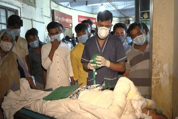 গ্যাস লাইন বিস্ফোরণে অগ্নিকাণ্ডের ঘটনায় একজনের মৃত্যু
