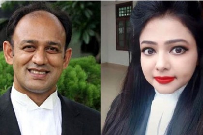 সুমন-ইশরাতকে জরিমানা: আইনজীবীদের প্রতিকী প্রতিবাদ