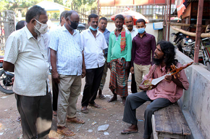 বেতারের তালিকাভুক্ত শিল্পী হলেও ভাত জুটছে না উকিল উদ্দিন বয়াতির