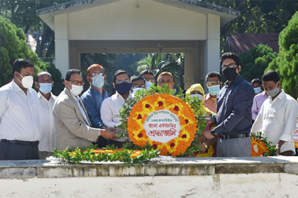 বালিয়াকান্দিতে মীর মশাররফ হোসেনের ১৭৩ তম জন্মবার্ষিকী পালন