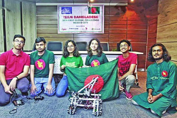 রোবটিকস প্রতিযোগিতায় চ্যাম্পিয়ন বাংলাদেশ