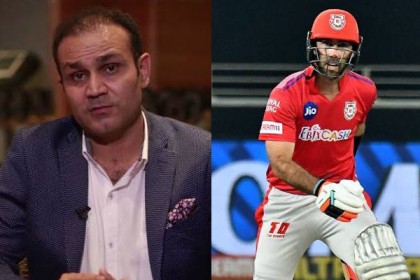 
'১০ কোটির চিয়ারলিডার', ম্যাক্সওয়েলকে নতুন নাম দিলেন শেবাগ