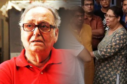 কান্নায় ভেঙে পড়লেন সৌমিত্র-কন্যা, বললেন বাবা ভাল নেই