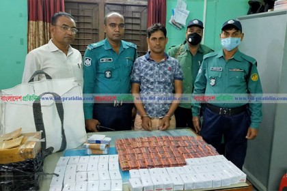 রাজশাহীতে বিপুল পরিমাণ নতুন মাদক ‘ট্যাপেন্টাডল’ জব্দ, যুবক গ্রেফতার