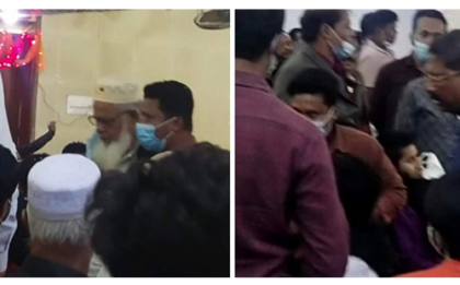 প্রবীণ নেতাকে পায়ে ধরে সভায় ফেরালেন পলক