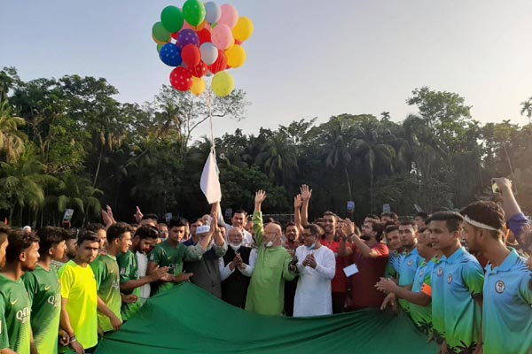 মুজিববর্ষ উপলক্ষে লক্ষ্মীপুরে ফুটবল টুর্নামেন্ট উদ্বোধন