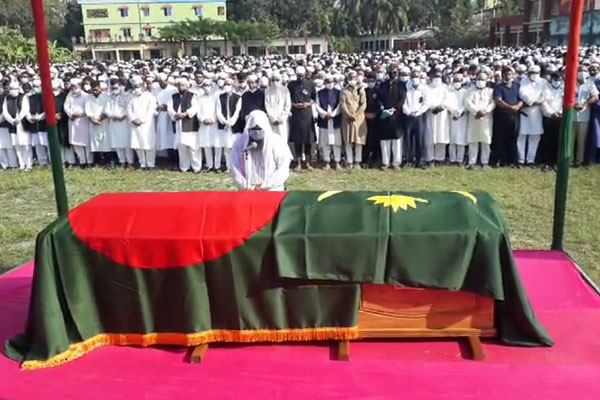 সাবেক ডেপুটি স্পিকার শওকত আলীর দাফন সম্পন্ন