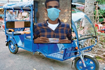 ঘুরল ভাগ্যের চাকা, রাতারাতি কোটিপতি অটোচালক