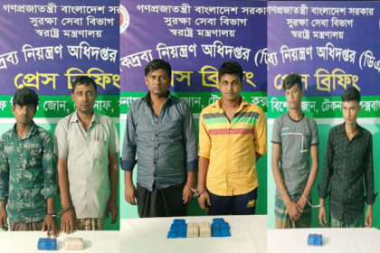 টেকনাফে পৃথক অভিযানে ইয়াবাসহ ৬ মাদক ব্যবসায়ী আটক