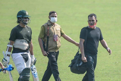 ‘গানম্যান’ নিয়ে অনুশীলনে এলেন সাকিব