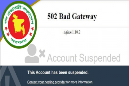 সার্ভার জটিলতায় ৪৮৪টি সরকারি ওয়েবসাইট বন্ধ