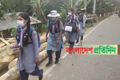 পায়ে হেঁটে ঢাকা থেকে টুঙ্গিপাড়ায়