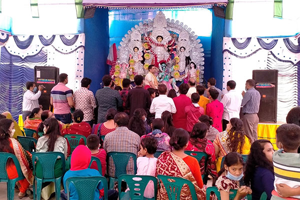 চুয়াডাঙ্গায় কাত্যায়নী পূজার মহাঅষ্টমী অনুষ্ঠিত