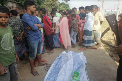 শ্রীপুরে অজ্ঞাত যুবকের লাশ উদ্ধার