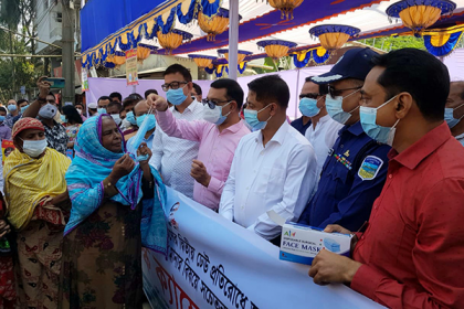 মাস্ক ব্যবহার নিশ্চিতে মসিকের ভ্রাম্যমাণ আদালত
