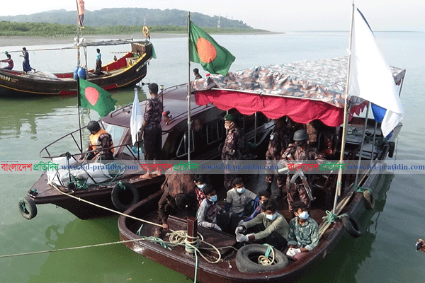 ধরে নিয়ে যাওয়া ৯ বাংলাদেশি জেলেকে ফেরত দিয়েছে মিয়ানমার 