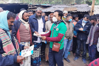 পাখি শিকার রোধে চলনবিলের ১০ পয়েন্টে পথসভা