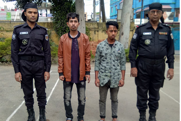 আশুগঞ্জে দুই মাদক ব্যবসায়ী গ্রেফতার