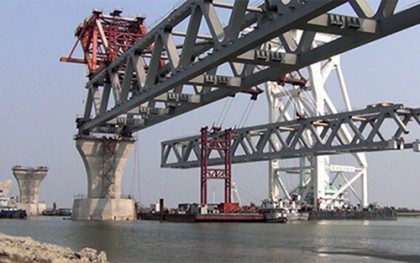 পদ্মা সেতুর ৩৯তম স্প্যান বসবে আজ 