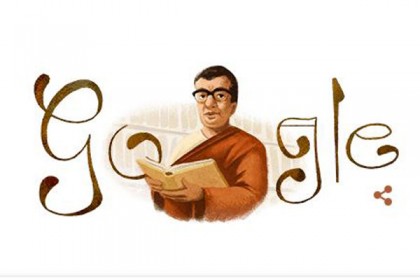 মুনীর চৌধুরীকে ডুডলে শ্রদ্ধা গুগলের  

