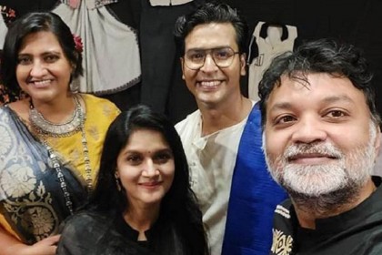 অনির্বাণ-মধুরিমার রিসেপশনে সৃজিত-মিথিলা