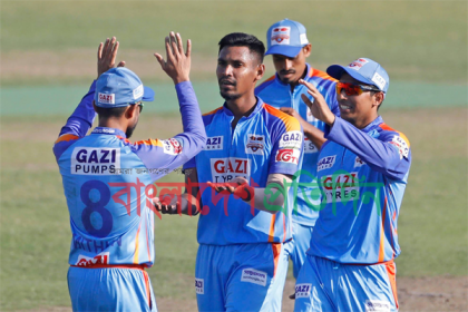 মুস্তাফিজের বোলিং তাণ্ডবে ৮৬ রানে অলআউট খুলনা