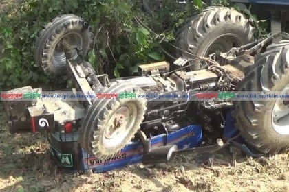 ঝিনাইদহে ট্রাক্টর ও মোটরসাইকেল সংঘর্ষে নিহত ২