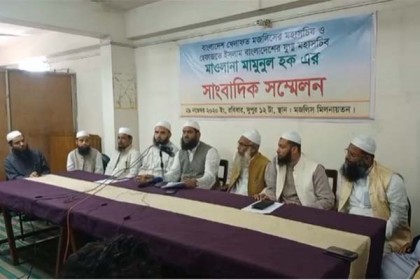 আমরা ভাস্কর্যের বিরুদ্ধে, বঙ্গবন্ধুর বিরুদ্ধে নই : মামুনুল হক