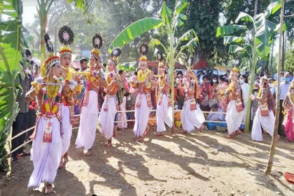মৌলভীবাজারে মনিপুরীদের মহারাস উৎসব শুরু