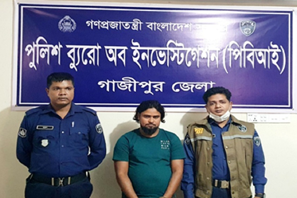 গাজীপুরে পাওনা টাকা না দেওয়ায় যুবক খুন, বন্ধু গ্রেফতার  