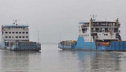 শিমুলিয়া রুটে ফেরি চলাচল শুরু
