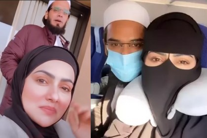 মিম-ট্রোল তুচ্ছ করে মুফতি স্বামীকে নিয়ে কোথায় হারাল সানা