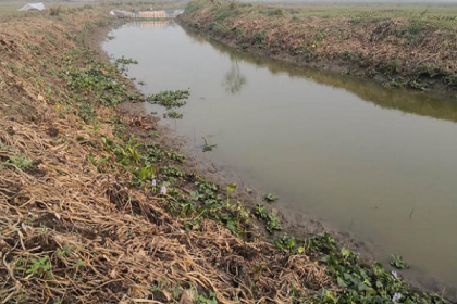 প্রভাবশালীদের দখলে চলনবিলের খাল