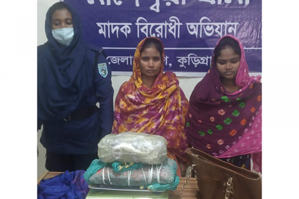 কুড়িগ্রামে মাদকসহ মা-মেয়ে আটক