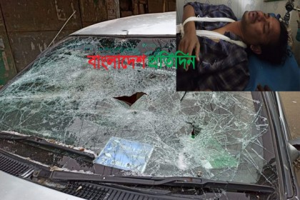 উপজেলা উপ-নির্বাচনে গাড়ি ভাংচুর, ছয় সাংবাদিক আহত