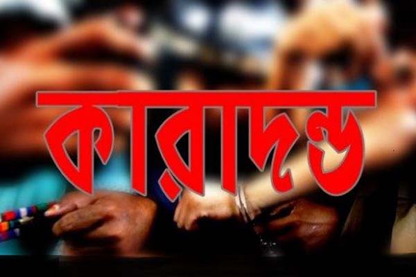 ঝিনাইগাতীতে দুই মাদকসেবীর কারাদণ্ড