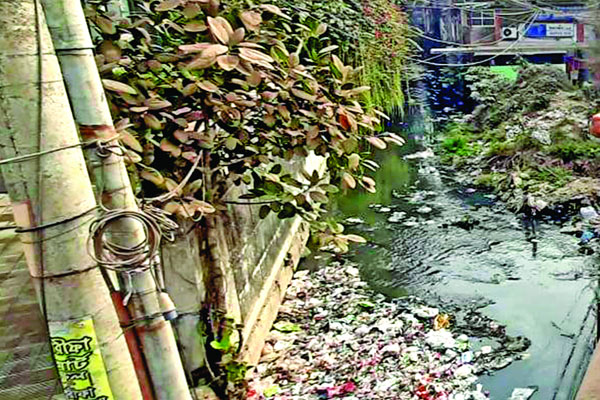 খাল-নর্দমা আবর্জনার ভাগাড়  