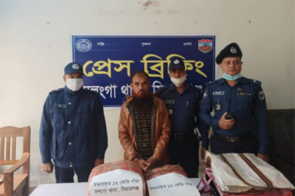 সিরাজগঞ্জে মাদকসহ তিন ব্যবসায়ী আটক