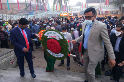 যথাযথ মর্যাদায় শরীয়তপুরে বিজয় দিবস উদযাপন
