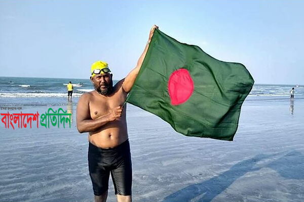 ১৬ বার বাংলা চ্যানেল পাড়ি দিয়ে রেকর্ড গড়লেন লিপটন