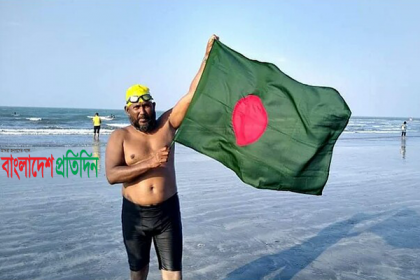 ১৬ বার বাংলা চ্যানেল পাড়ি দিয়ে রেকর্ড গড়লেন লিপটন
