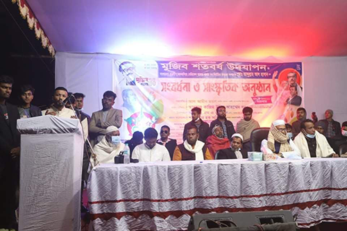 ভালুকায় মমেক ছাত্রলীগ সম্পাদক হাসানকে সংবর্ধনা