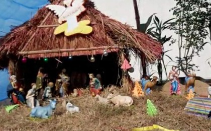 নেত্রকোনার দুর্গাপুরে বড়দিন উদযাপনে প্রস্তুত গীর্জাগুলো